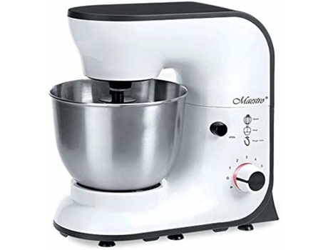 Batidora de Varillas FEEL MAESTRO PC-KM 1197 Blanco Negro 1000 W