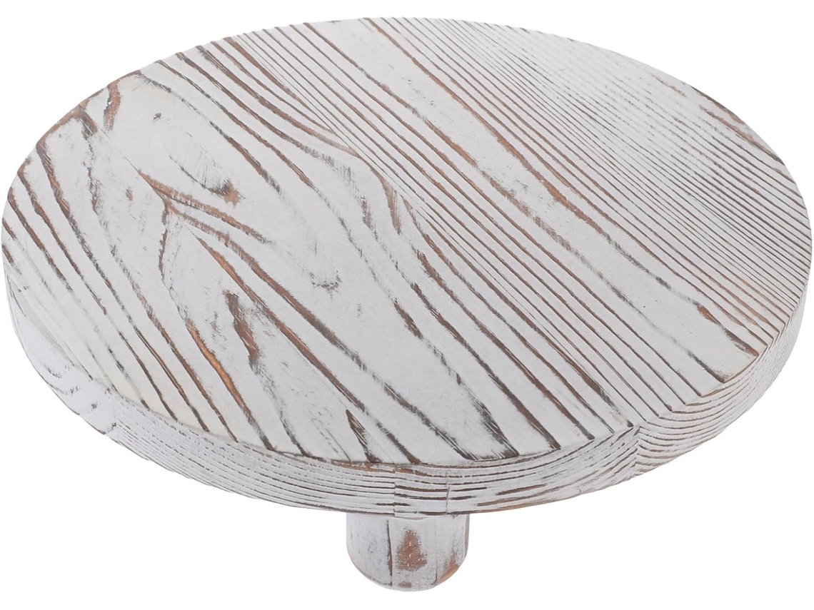 Soporte Rústico Para Plantas, Pequeño Taburete Para Plantas De Interior, Base Antideslizante Para Macetas, Decoración