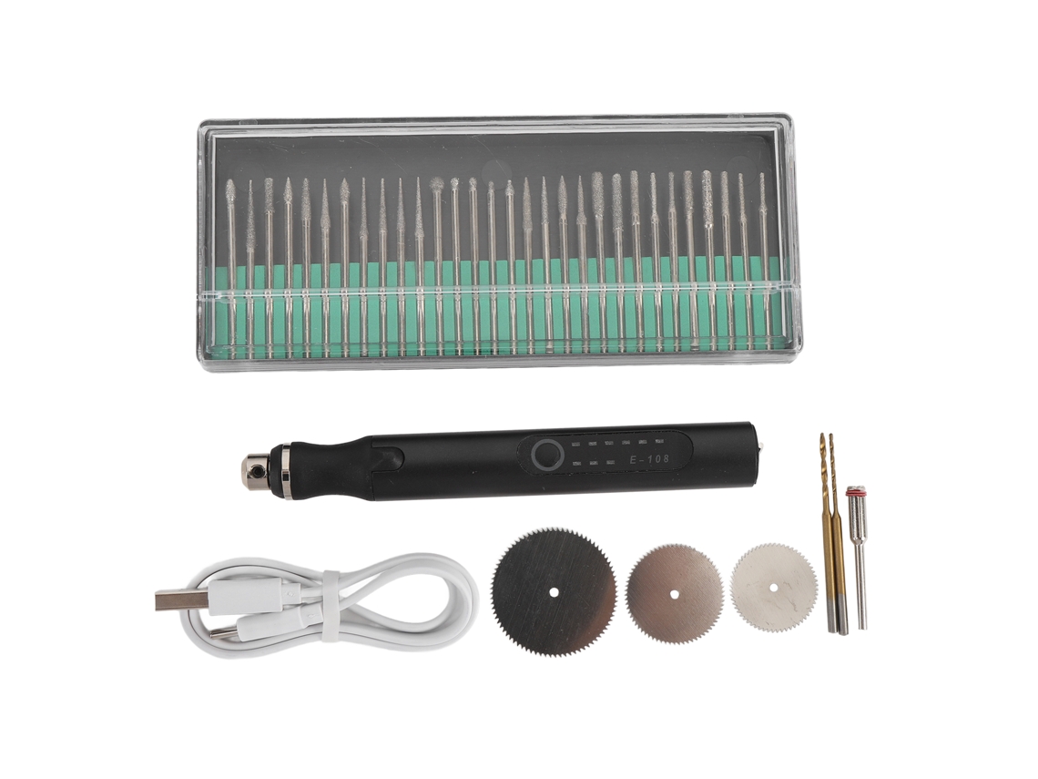 Lápiz De Grabado Eléctrico Inalámbrico Recargable Con 3 Velocidades Ajustables Para Joyería, Piedras Y Metales.