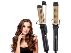 En 1 Plancha De Rizar Multifuncional Peine De Cabello Liso 32mm 4 Velocidades Temperatura Peine De Cabello Liso Gusshious Negro