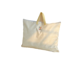 Bolsa de almuerzo textil amarilla Chaberlu para niños
