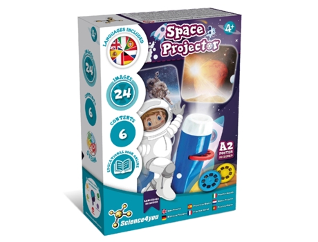 SCIENCE4YOU Proyector Linterna Espacial