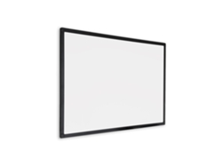 Pizarra Blanca IVOL con marco negro magnética 80x110 cm