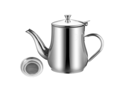 Botella De Aceite Multifuncional De Acero Inoxidable A Prueba De Fugas Con Filtro, 48 Oz, Para Uso En La Cocina.