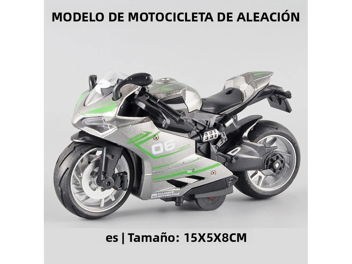 Modelo De Motocicleta De Aleación De Metal En Miniatura, Juguete De Simulación De Carreras Todoterreno, Regalo