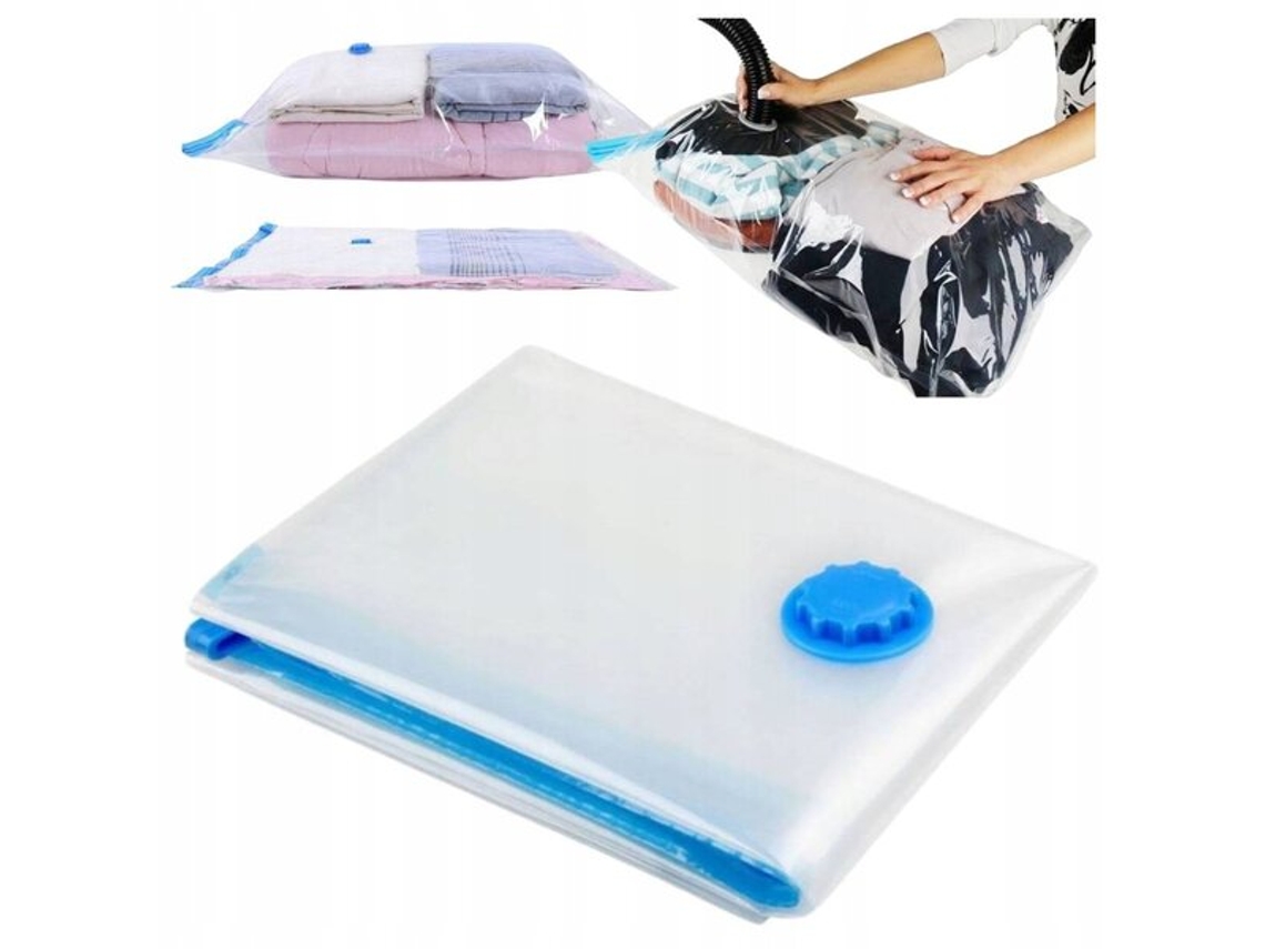 Bolsas de vacío Przydasie.pl para ropa, ropa de cama, mantas y bolsas de vacío de viaje (100 x 70 unidades)