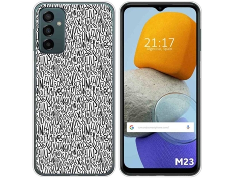 Carcasa para Samsung Galaxy M23 5G TUMUNDOSMARTPHONE Dibujos Letras Multicolor