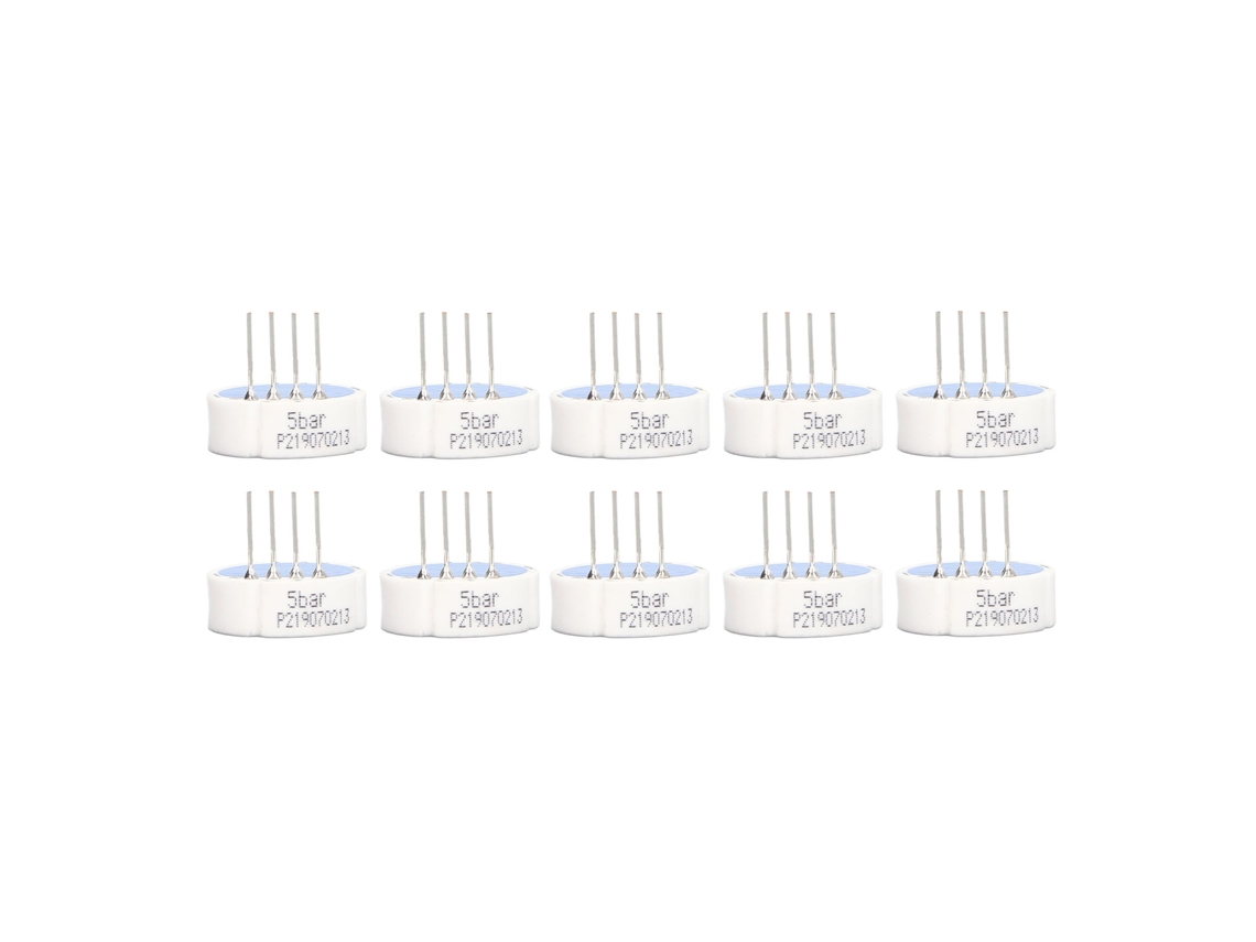 10 Unidades De Sensor De Presión Con Base Cerámica, Transductor De Agua De Alta Precisión, 2-20 V, 0-5 Bar.