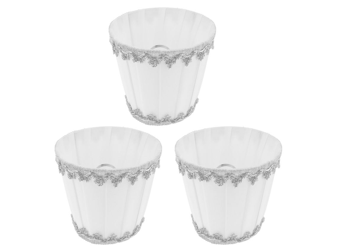 2026-3pcs Toldo De Lámpara De Tela Moderno E14 Clip On Para Candelabro Hotel Ktv Decoración Hogar
