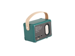 Mini Altavoz Bluetooth Inalámbrico Portátil De Estilo Retro Clásico Para Uso En Exteriores - Verde