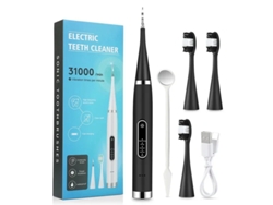 Scanner Dental Elétrico de Vibração Sônica MDUG (preto + 2 Cabeças de Escova)