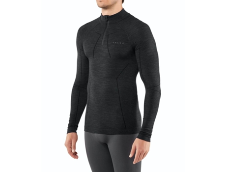 Camiseta FALKE Tech Lana Negro (L)