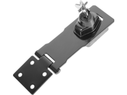 4 Pestillo Puerta Gabinete Pulgadas Negro Brillante Pasador