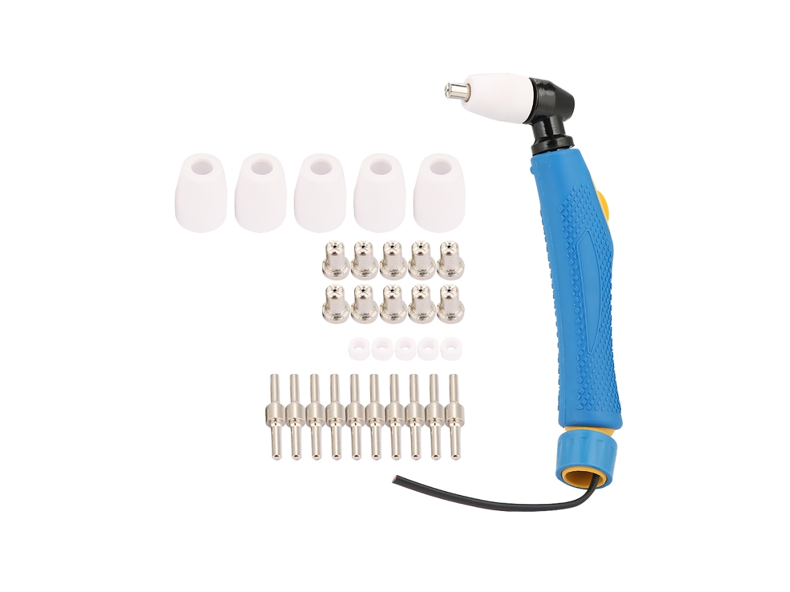 Kit de 31 piezas para antorcha de plasma PT31 LG40: Consumibles para el cuerpo, la boquilla y la punta del electrodo.