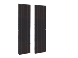 Panel solar flexible, opción de 50 W/100 W, monocristalino de alta eficiencia, diseño impermeable, 100 W, 2 unidades, 50 W OEM