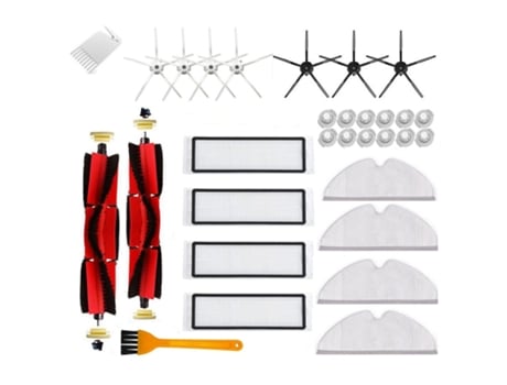 Paños de fregado cepillo principal cepillo lateral de filtro Hepa para Xiaomi Roborock S6 S5 Max S60 S50 E25 E35 accesorios de piezas de vacío