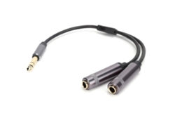 Adaptador De Cabo Estéreo 1/4 Polegada Macho Para Duas Fêmeas Splitter Conversor Para Amplificadores Mixers Microfones