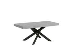 Mesa extensible Volantis Premium 130/390x90 cm con patas antracita Itamoby