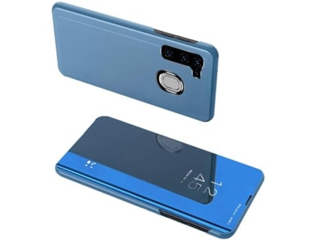 Carcasa Samsung Galaxy M11 LMOBILE Clear View Azul