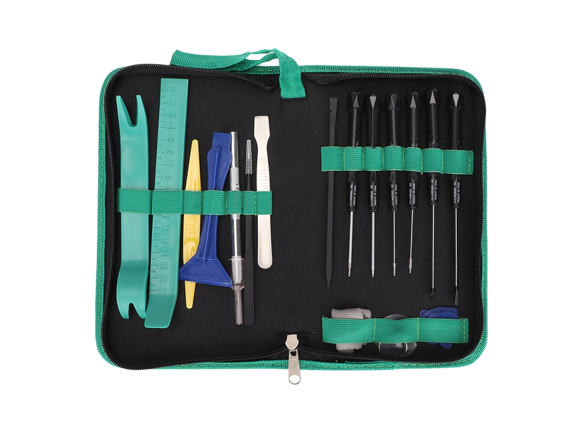 Kit De Herramientas De Apertura Y Reparación Profesional De Electrónica 21 En 1 Para Teléfonos