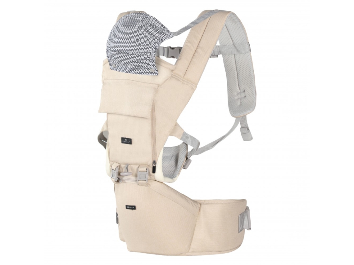 Mochila Porta Bebé MONI Beige Hiedra