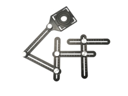Regla Multifuncional De Aluminio De Seis Pliegues Para Azulejos, Vidrio, Arcilla, Perforación, Marcado Y Trabajos De Albañilería.