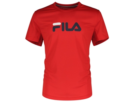 Camiseta de Hombre para Deporte FILA SPORT Logo Rojo (XL)