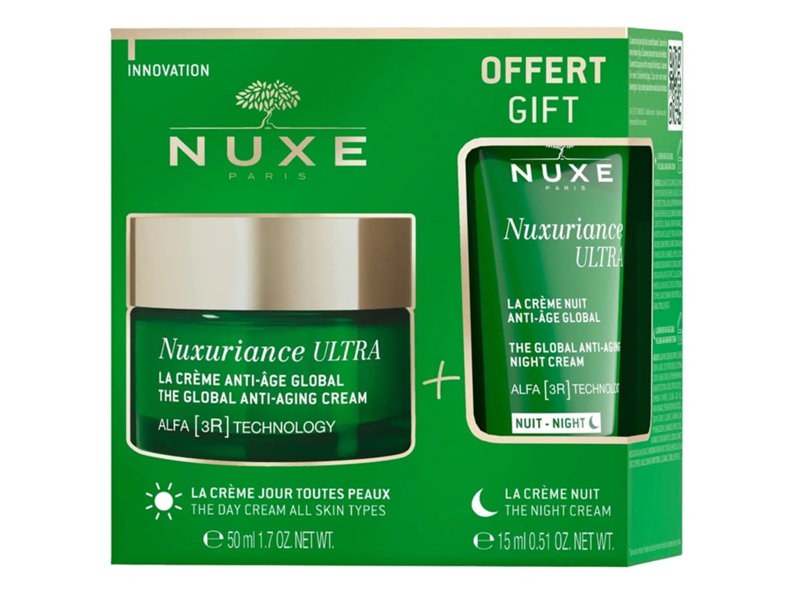 NUXE Nuxuriance Ultra La Crème Anti-Âge Global 50 Ml La Crème Nuit Anti-Âge Global 15 Ml Offerte