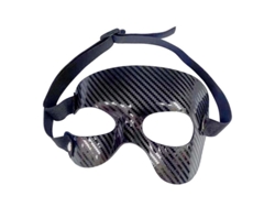 Dan26-máscara Protectora Facial Para Deportes De Contacto Nariz Ojos Basketball Fútbol Voleibol Ajustable Pvc Media Cara