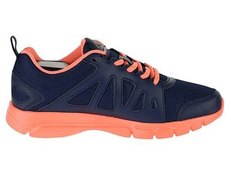 Zapatillas Deportivas REEBOK Trainfusion Nine 2 Mujer (Grafite, Naranja - Tela, Material Sintético - 35,5)