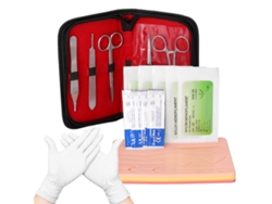 Kit De Treinamento De Exercícios De Sutura Cirúrgica Silicone Kit De Módulo De Treinamento De Sutura De Pele Cirúrgica Modelo Médico Ferrame