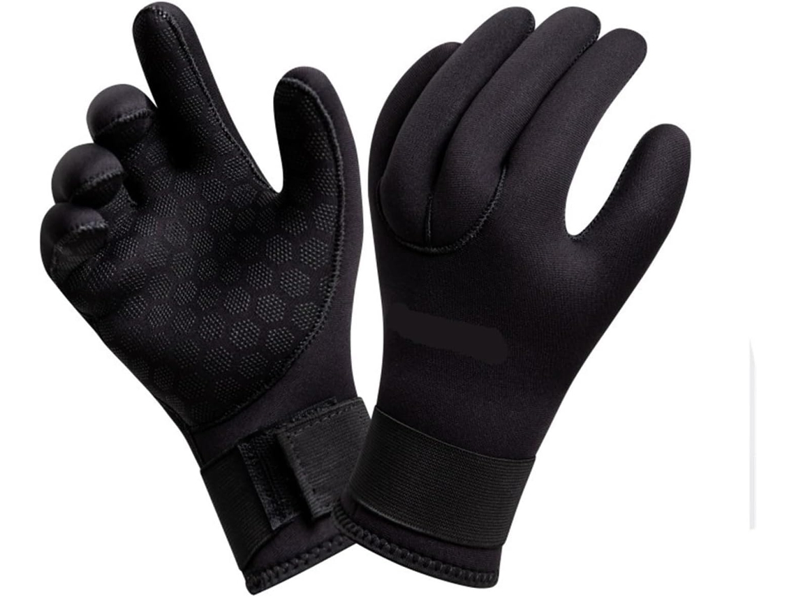 Gants De Plongée 3/5 Mm De Neopreno À Cinq Doigts, Chauds, L'hiver, La Plongée, Le Snorkeling Et