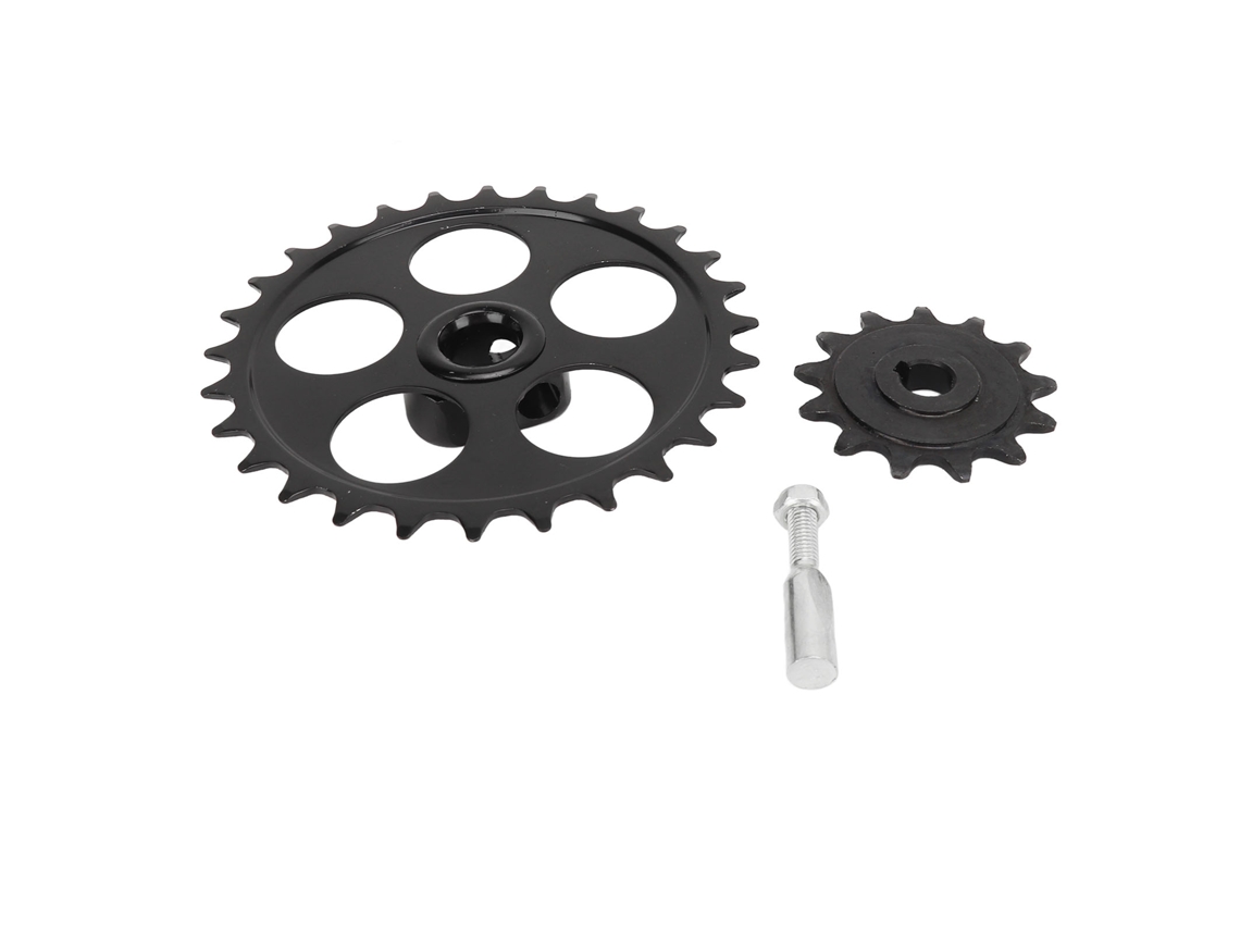 2026-kit De Piñones 410 28t Y 13t De Acero Carbono Para Atv Moto Bicicleta Diy Accesorio