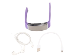Relógio gravador de voz HD com redução de ruído, música, pulseira para reuniões e entrevistas Roxo 16GB S/MARCA