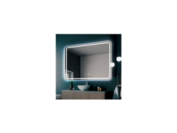 Espejo led retroiluminado Luz frontal fría con doble sensor antivaho 70x80 MICE COLLECTION