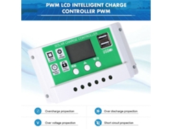 Kit De Panel Solar Monocristalino De 18 V/25 W Con Controlador De Carga Pwm De 12/24 V Y 100 A Y Cargador Usb Para Caravanas, Barcos Y Camping.