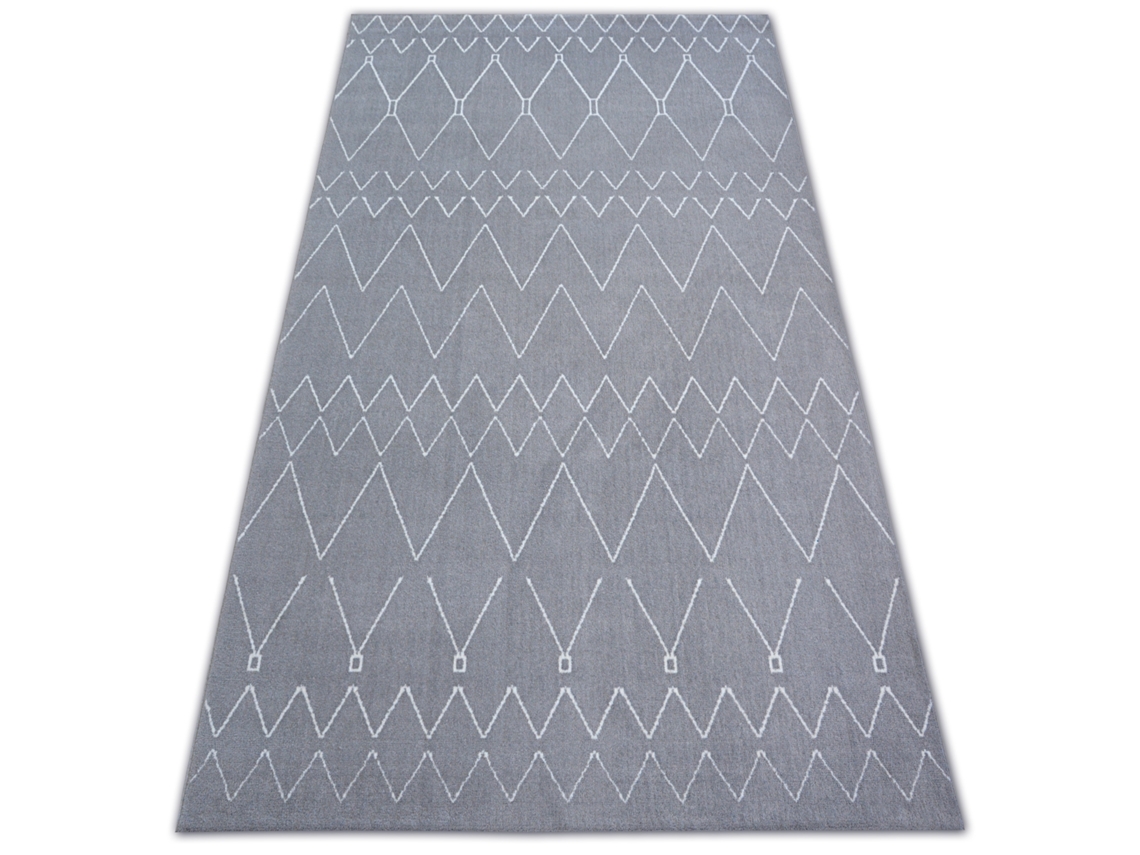 Alfombra DYWANY LUSZCZOW Sense Micro 81249 (Gris - 120 x 170 cm - Poliéster)