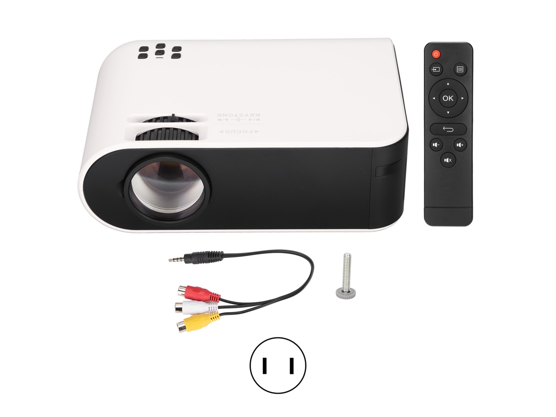 Proyector portátil de 1080p con altavoz de alta fidelidad