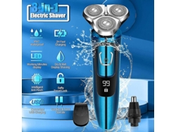 Cuidado personal de lujo, afeitadoras eléctricas en seco y húmedo para hombres, afeitadora rotativa 3D con tecnología avanzada de autoafilado.