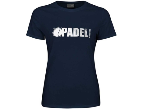 Camiseta de Mujer para Pádel HEAD RACKET Font Tenis Azul (XS)