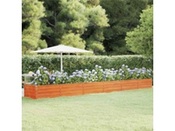 Jardinera | Arriate Oxidado De Acero Corten 600x80x45 Cm