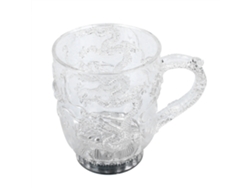 Vaso de vidrio con luz LED automática, cambio de color, para cerveza y whisky, ideal para bar