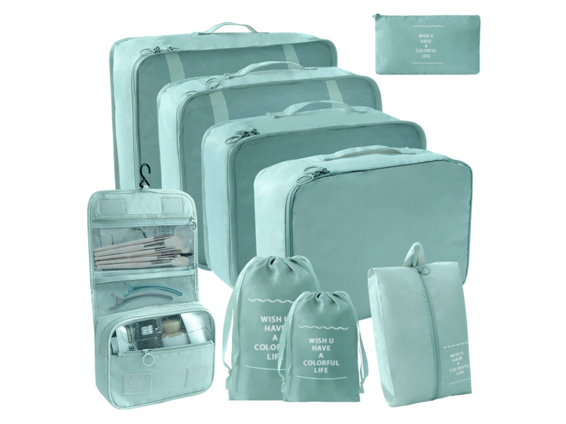 Organizador Cubos Empacar Maletas NEVEANCE Azul (33x25x4cm)