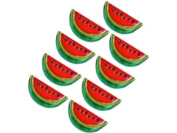 De 9 Broches De Melancia Esmaltados, Broches Frutados Originais Para Jaquetas, Acessórios Para Festas Havaianas.