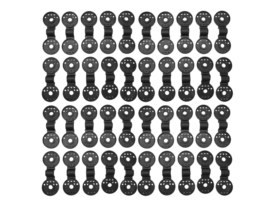 Clips De Plástico Para Fijar Tela De Sombra, Malla Solar, Jardín, Duraderos, Fáciles De Usar, 40 Unidades.