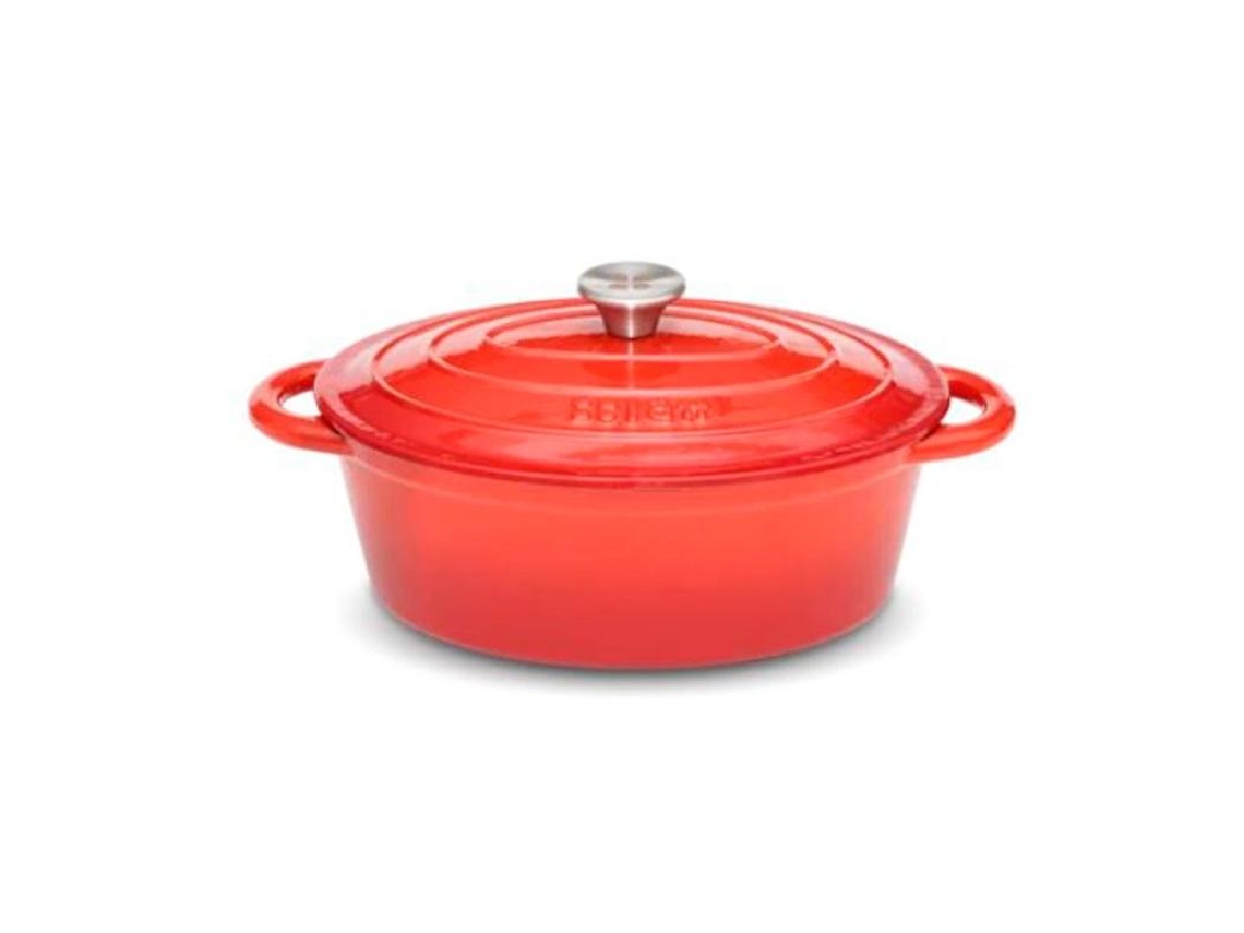 Cocotte Oval Esmalte Naranja 3,85 L Lt015