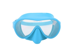 Danu2026-gafas De Buceo Antideslumbrantes Con Cristal Templado Y Correa De Silicona Para Snorkel Y Natación Azul