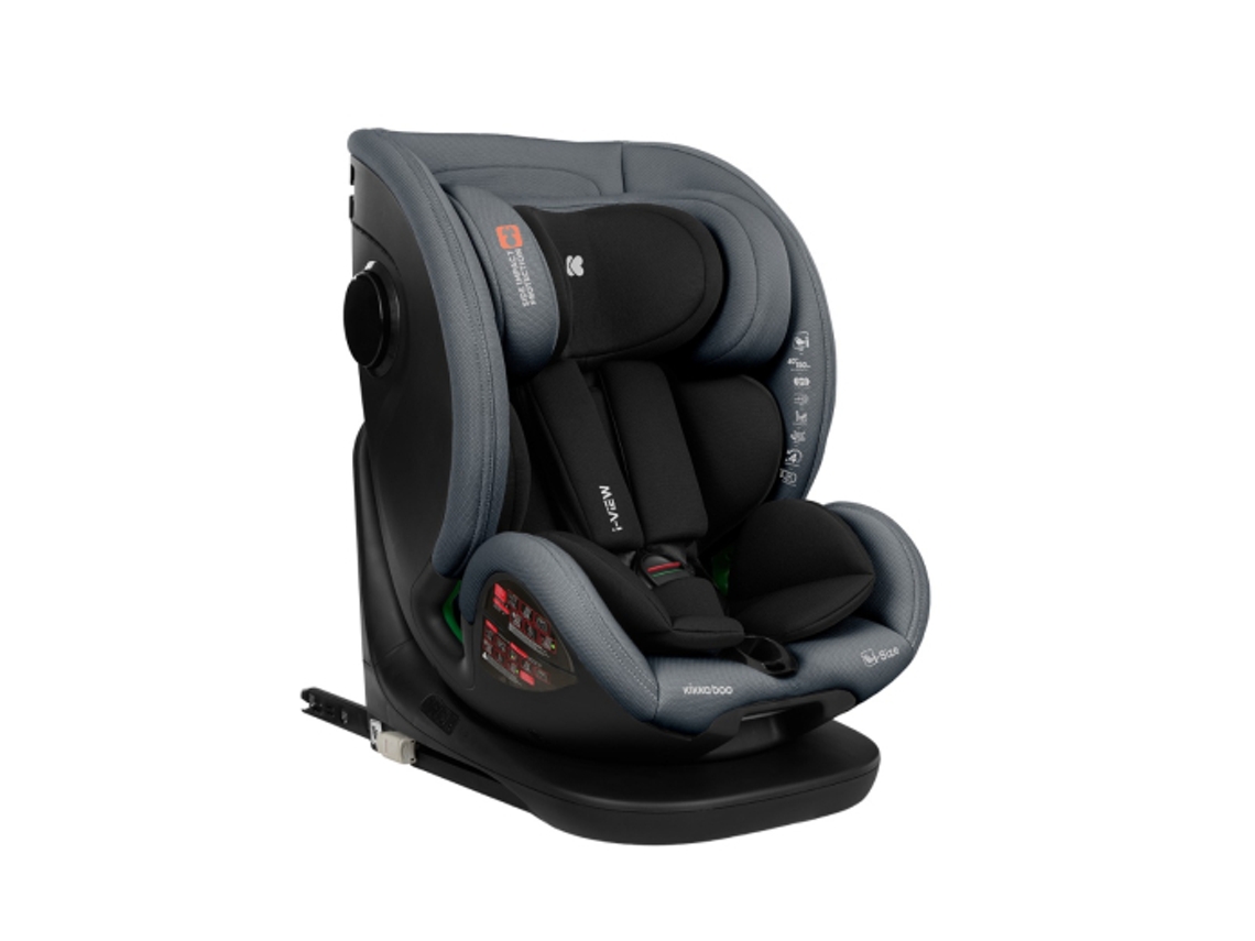 Silla de coche KIKKABOO 40-150 cm i-View i-SIZE Gris Oscuro