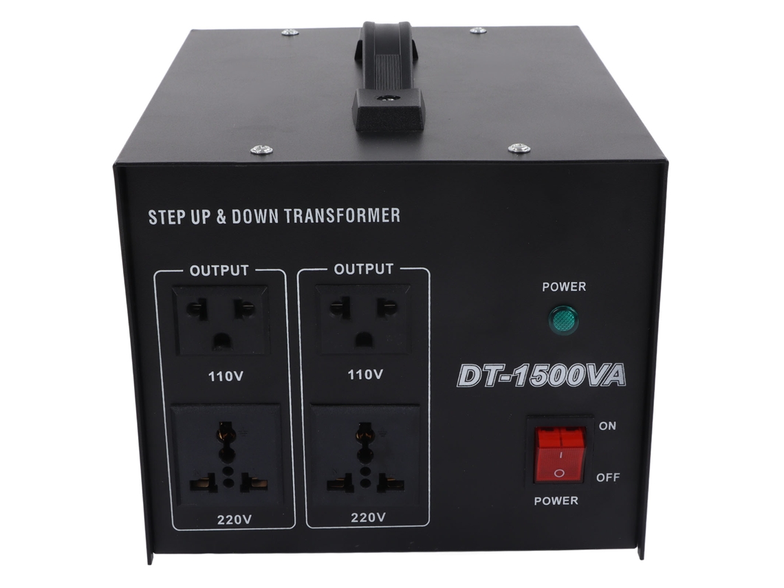 Convertidor elevador/reductor de voltaje de 1500 W para uso intensivo