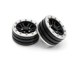 Aros De Liga De Alumínio Beadlock 4pcs 1.9 Polegadas Para Carros De Controle Remoto Axial Scx10 90026 90046 Trax4 D90 Wraith 90048 1/10